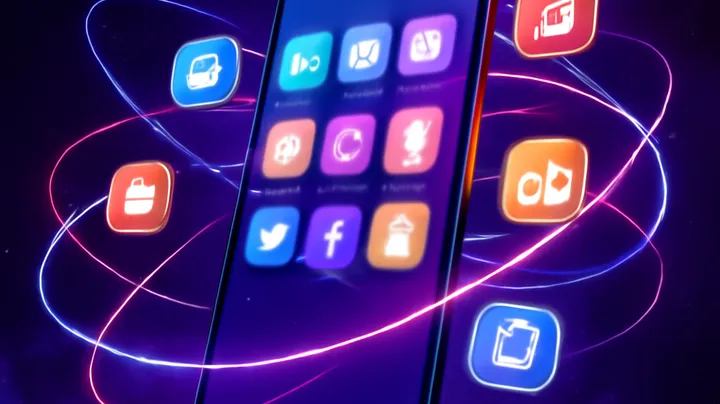 BD880 COM Sleek smartphone floating in space